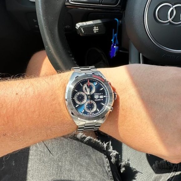 Tag Heuer Formula 1 Automatic Chronograph Blue Dial Watch